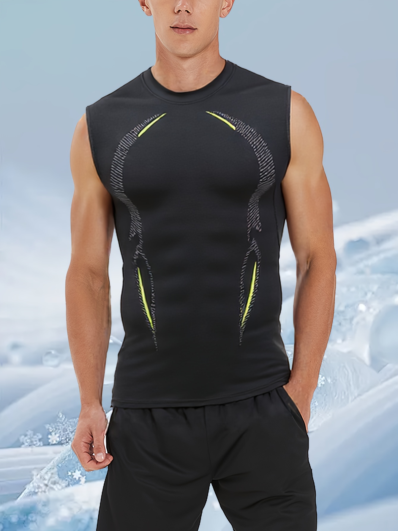 basketball compression shirt sleeveless