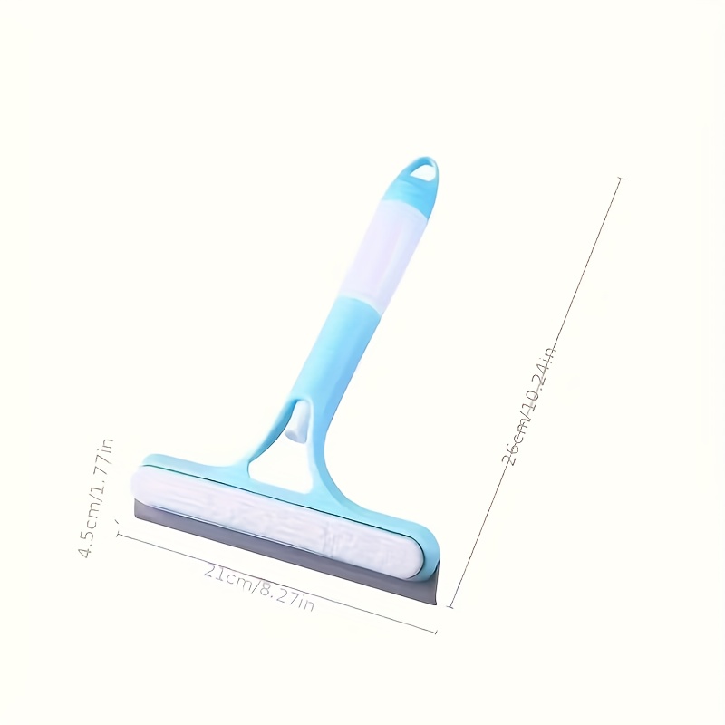 a multifunctional glass cleaning kit for home use featuring a double sided brush squeegee and a watering can Product details 5