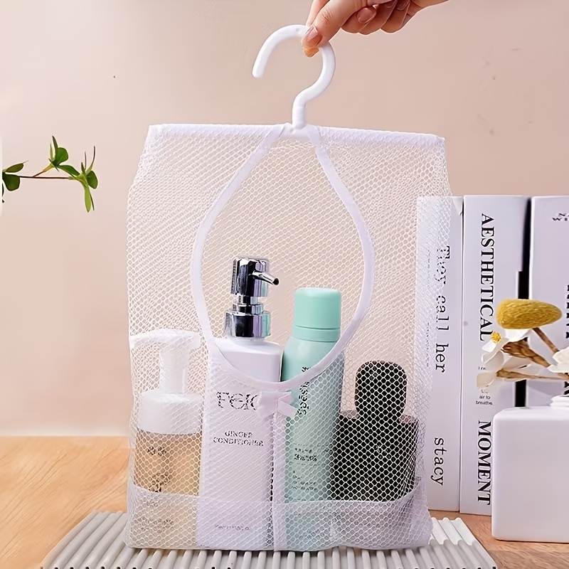 TEMU Hanging Bag, Hanging Storage Bag, Mesh Hanging Bag, Breathable Hanging Bag, Multi-functional Hanging Bag, Bathroom Shelf, Storage Rack, Shelf,