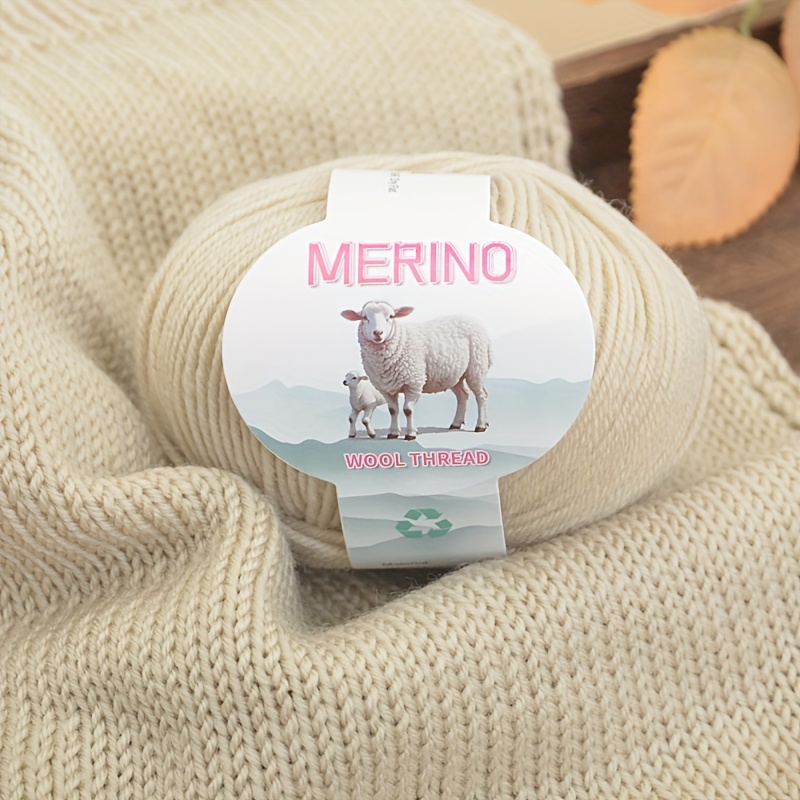 100% Merino Wool Yarn - 8   (400g) Super   - Knitting Crochet Yarn for Scarf, Hat, Sweater