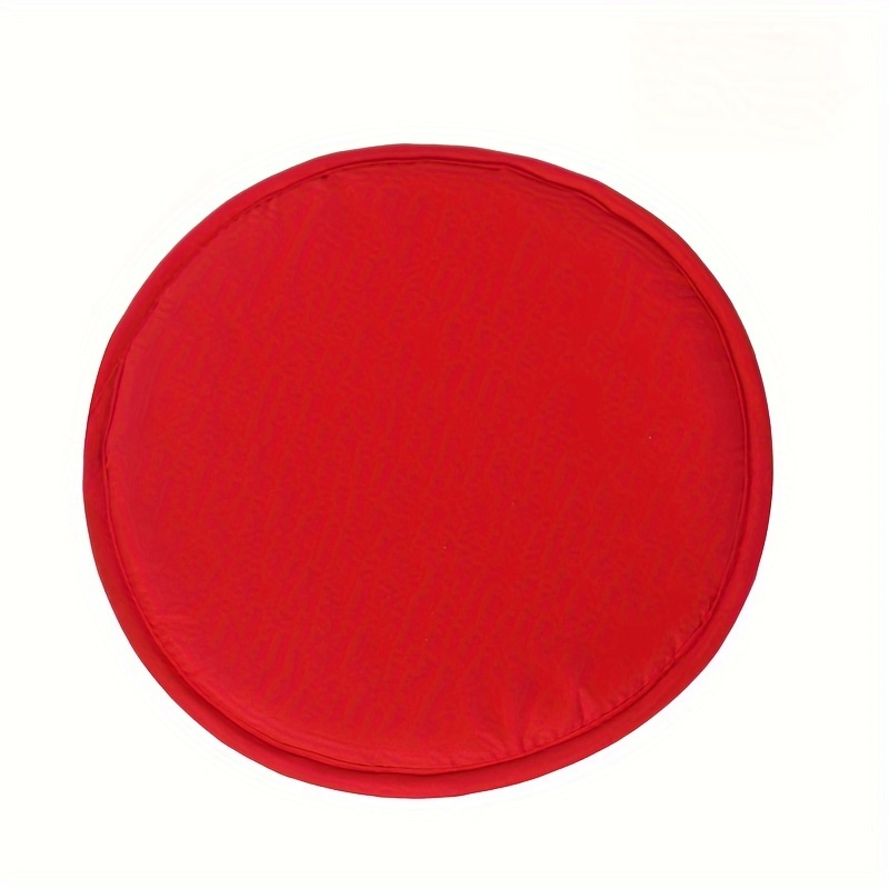 

Red Circular Outdoor Picnic Cushion, Portable Anti-dirt Sponge Seat Pad, Polyester Fiber (polyester), Spot-clean, Comfortable Back & Seat Support For Camping Park