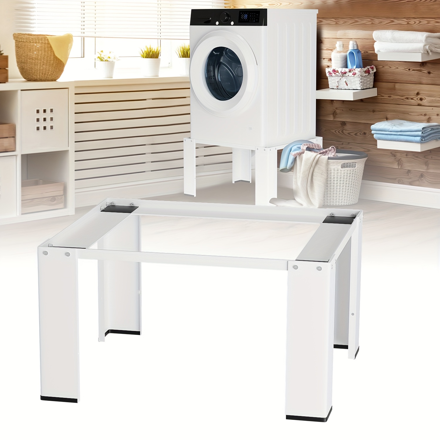 White Washing Machine Basewashing Platform Baserefrigerator Base