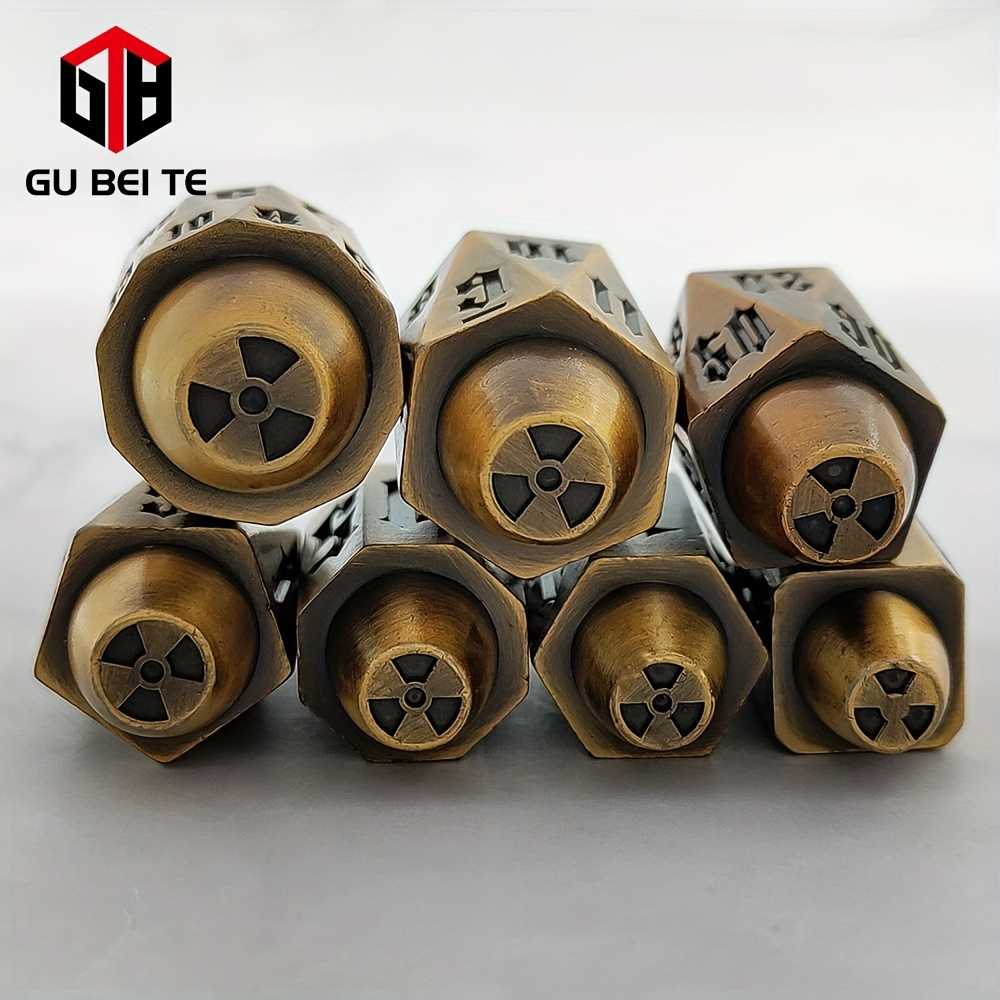 ZHOORQI Metal Bullet Dice Set For DND - 7-Piece Polyhedral Dice For Dungeons & Dragons, RPG Games