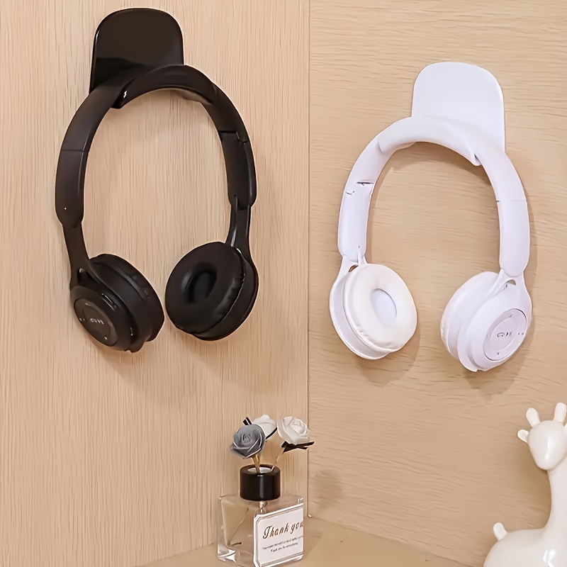1/3pcs Home Installation Headphone Hook - Adhesive Game Headphone Hook Desktop Stand, Suitable for Most Headphones and Controllers Bag Wall Hanging Wall-Free Drill Clothes Hat Rack Hook Wall Entrance After Hanging Scarf Tie Hanging Rack Auxiliary Hook, Practical Hook, Utility Hooks