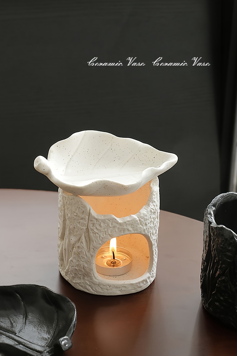 1 stück schwarzer vintage keramik aromatherapie diffusor spa