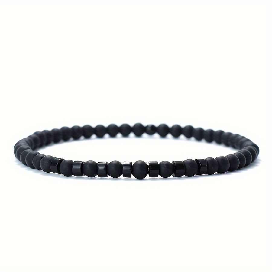 Men's Bohemian Style Beaded Bracelet, Simple Jewelry