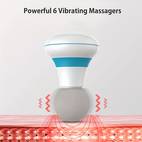 mini usb wiederaufladbares vibrierendes massagegerät - intelligenter multifunktionaler fitness-massager für muskelentspannung, tragbares handgerät mit lithiumbatterie, ideal für die massage des gesamten körpers, massagegeräte
