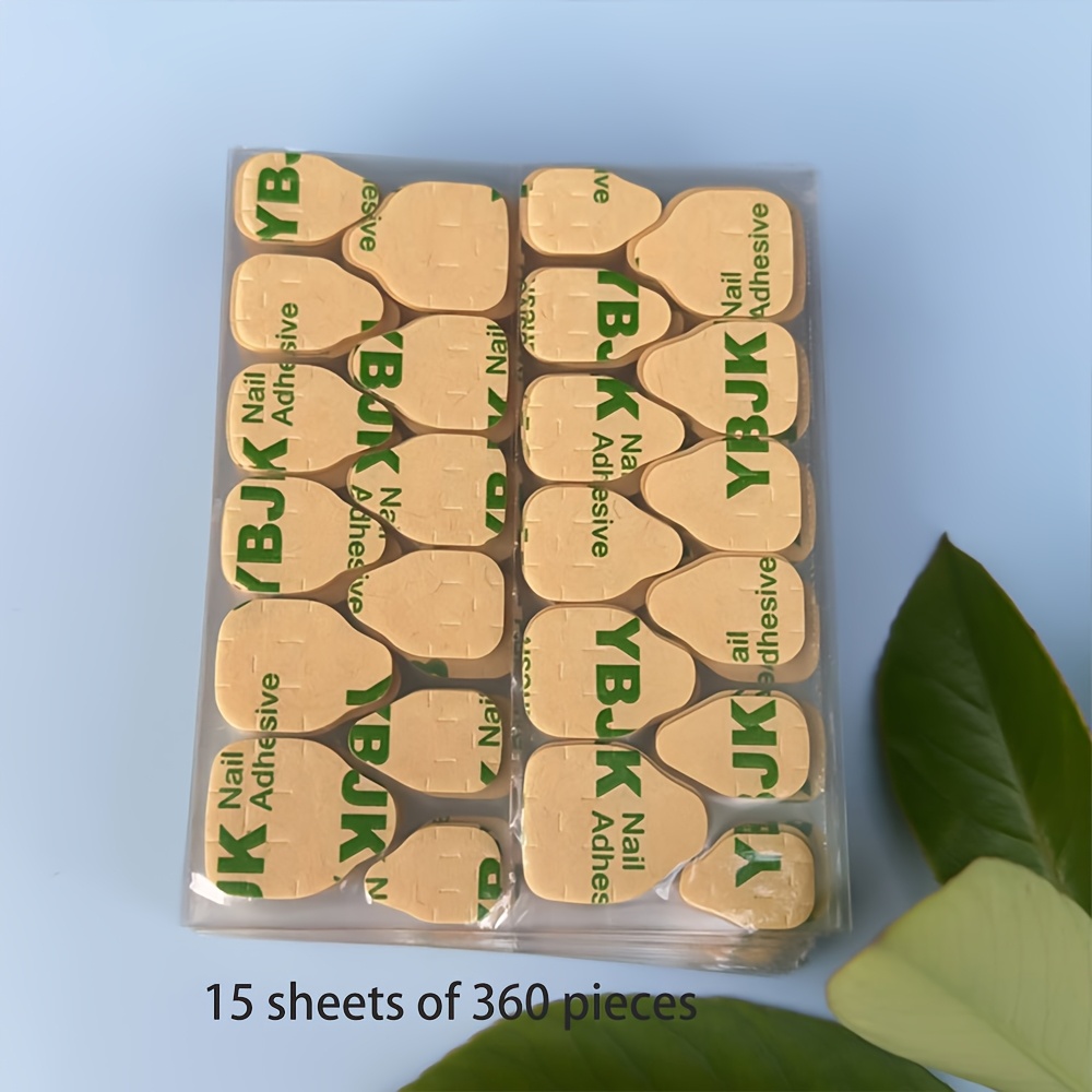 High-end Ultra-thin Jelly Nail Stickers With Jelly Adhesive; High , Strong Waterproof Nail Wear Stickers; Double-sided Super Adhesive Breathable Fake Nail Patches