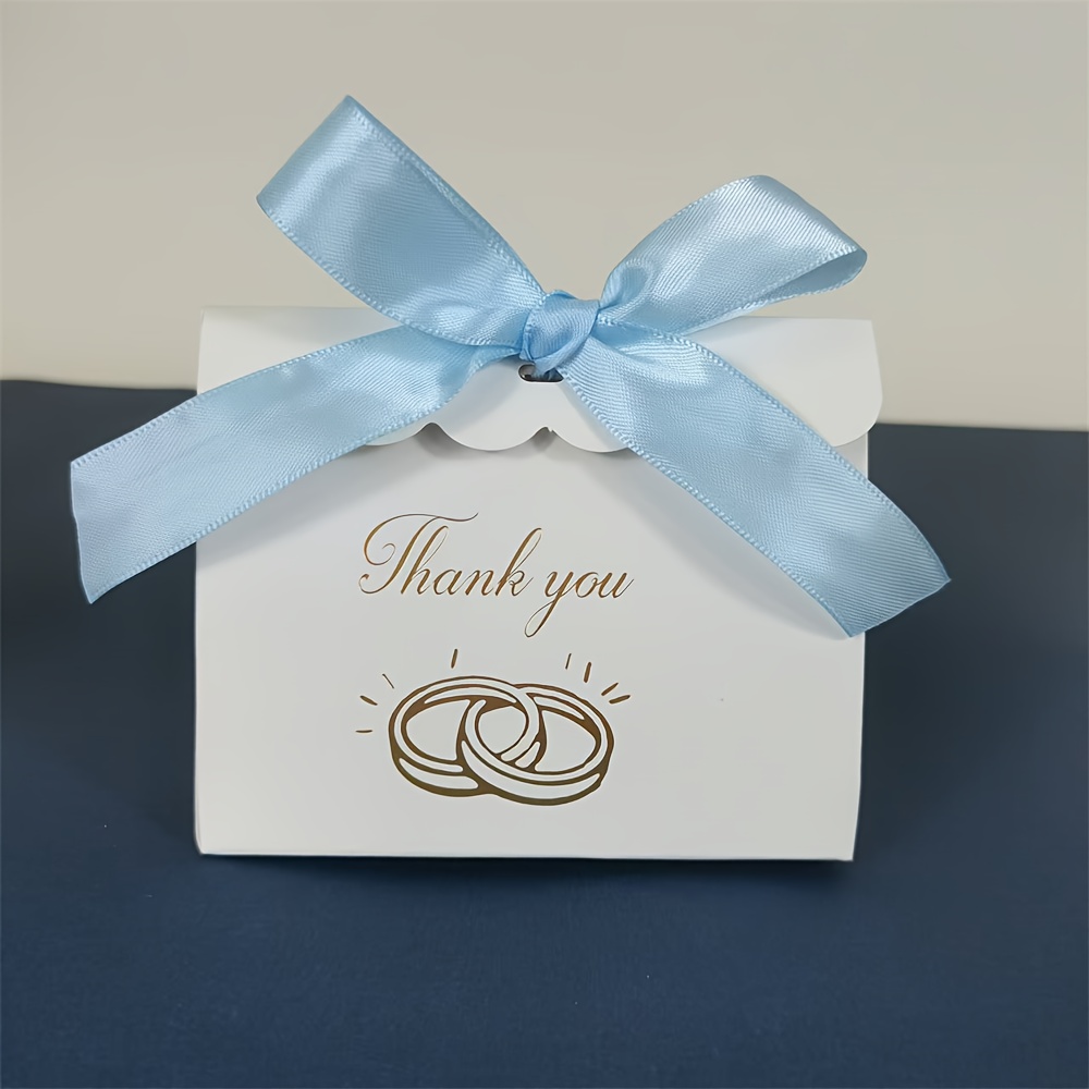 10pcs Creative Mini Thank You Gift Box Packaging