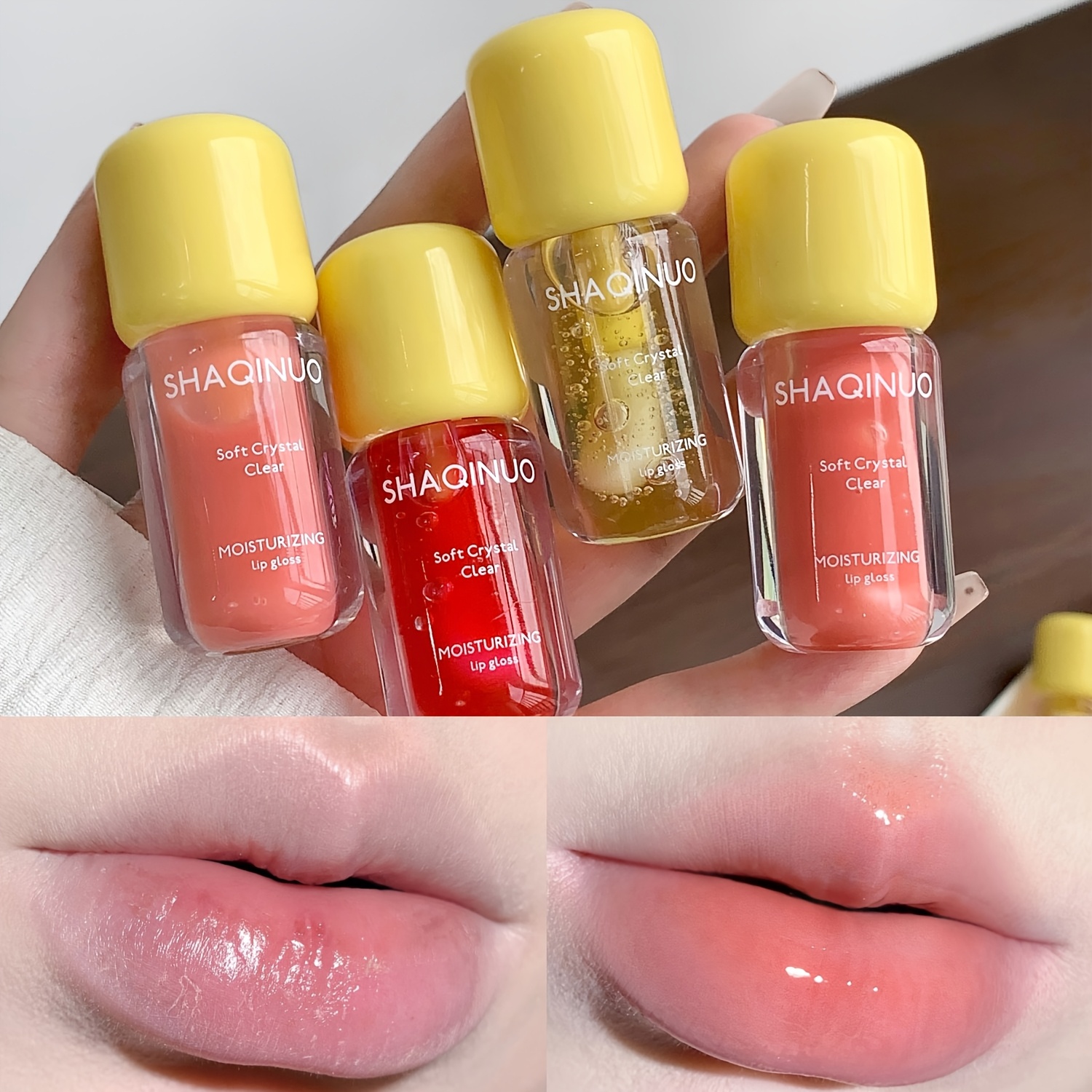 Moist Crystal Clear Lip Gloss for Watery Glass Lip Effect