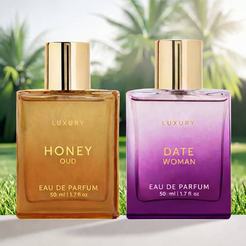 2pcs 1pc luxury womens gift set honey oud date womens perfume floral 100ml 50ml womens perfume liquid designer perfume style gift for women