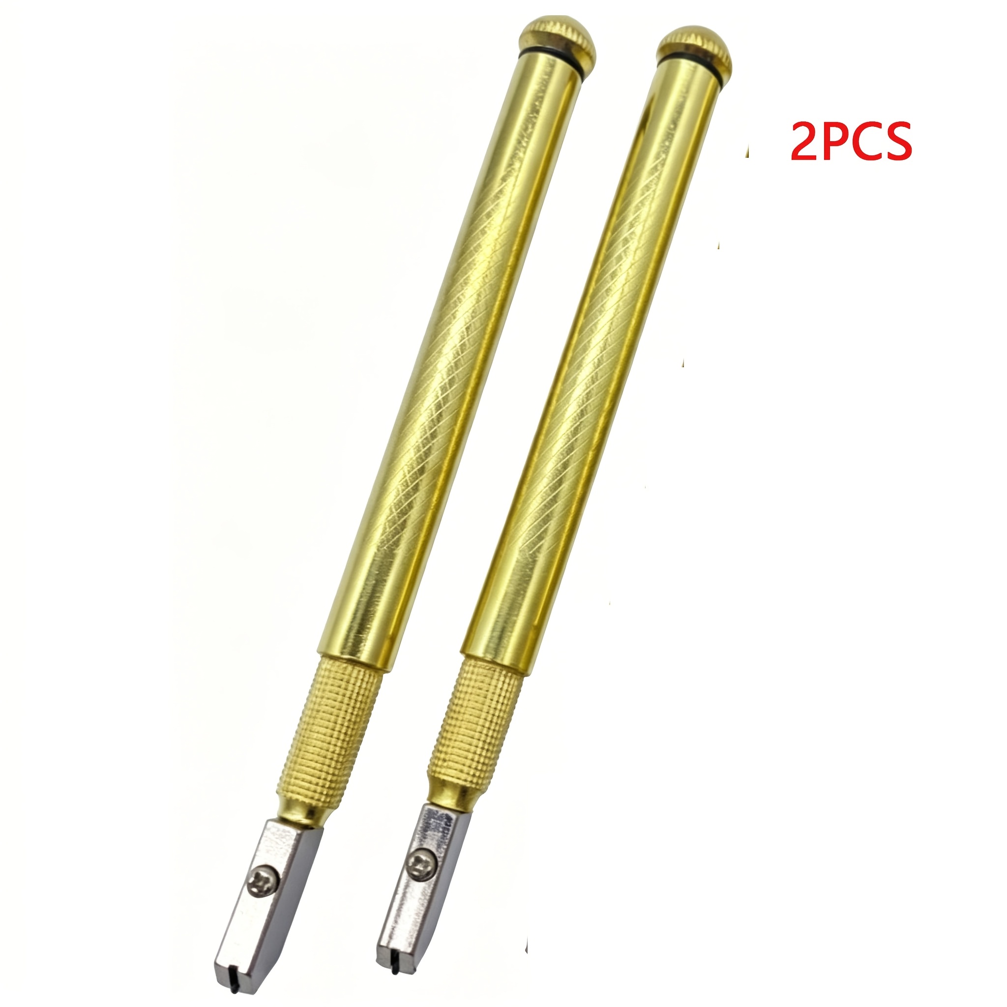 TEMU Goxawee 2pcs Multifunctional Diamond Glass Cutter - Manual Tile Mirror Cutting Tool, No Battery Needed