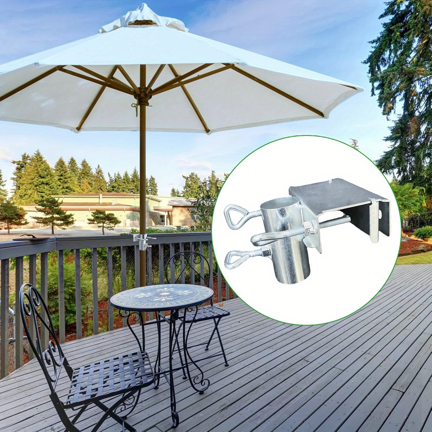 can patio umbrella stand without table How to Make an Easy DIY Umbrella Stand Side Table