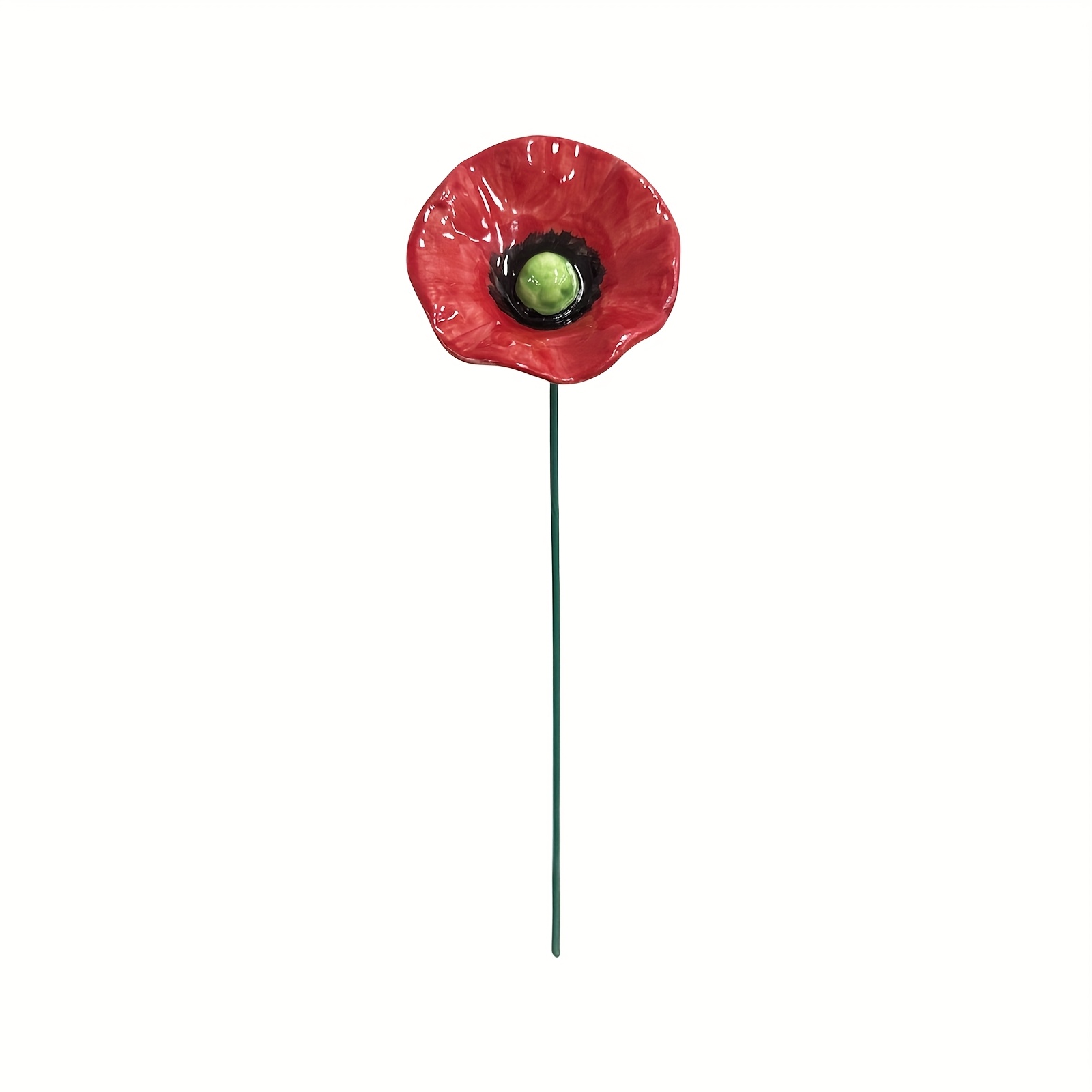 【3d】 [3d] Handcrafted And Hand-painted Ceramic Flowers, Approximately 6.5 Centimeters In Size, Suitable For Pots And Home Decor