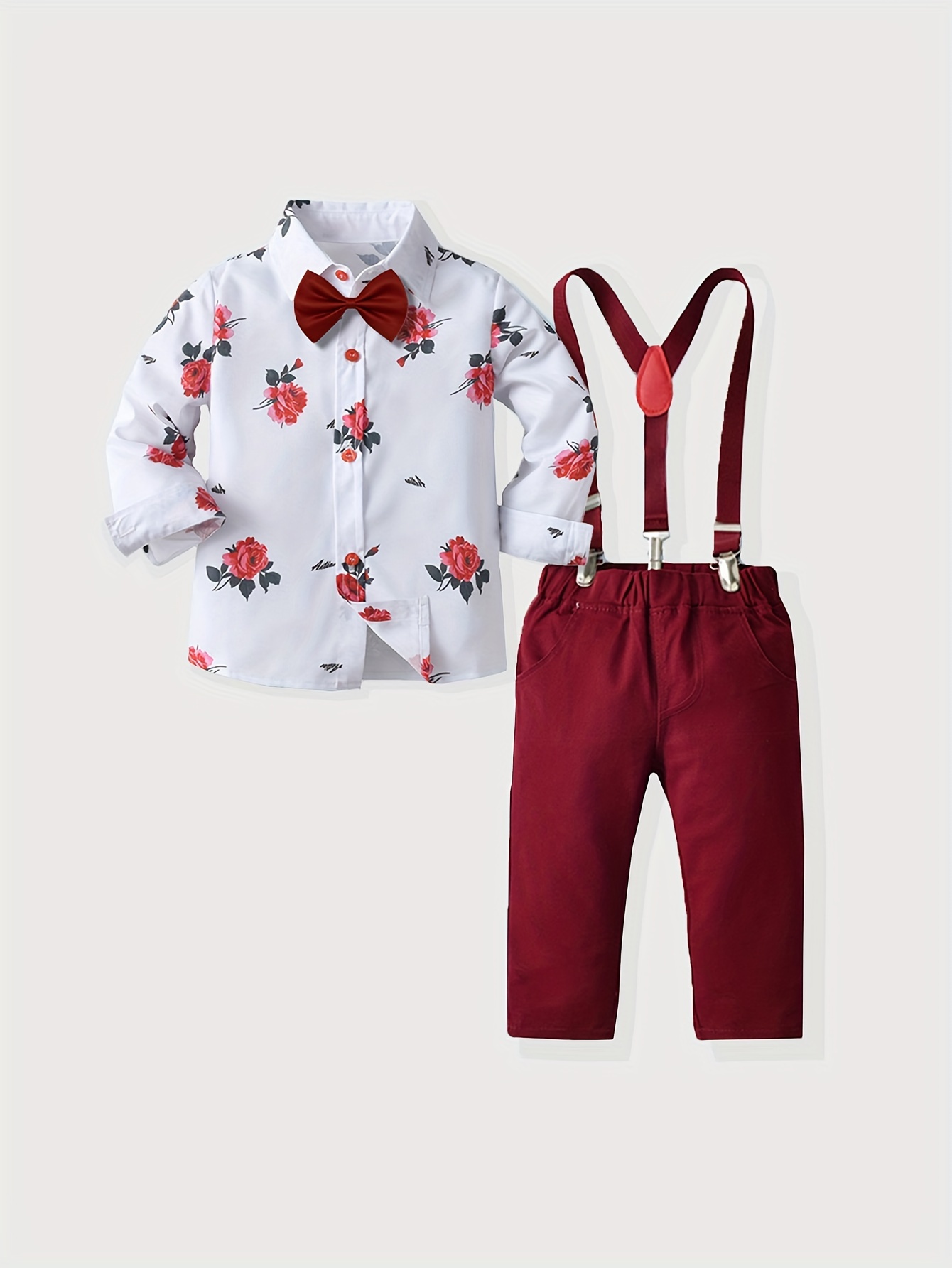 conjunto vestido formal niños camisa larga estampado Temu Ecuador