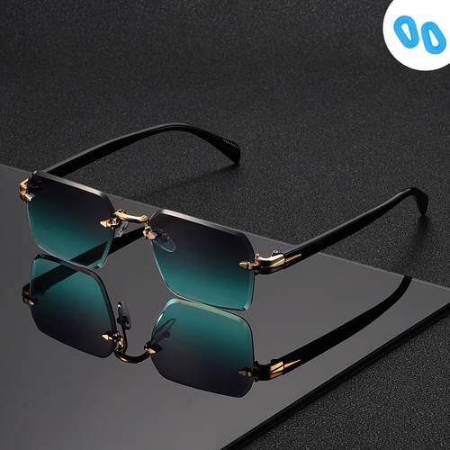 frameless mens fashion glasses fashionable fashion glasses unisex fashion glasses suitable for driving cycling fishing golf photography fashionable outfits contour defining beach vacation wear with anti slip loops