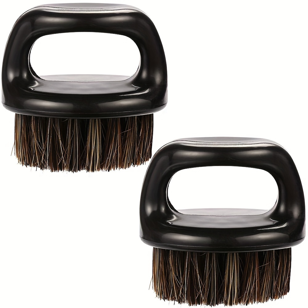 

2pcs/set Knuckle Brush For Barbers, Barber Brush For , Beard Brush Neck Face Duster Brush For Hairdressing Salon Household