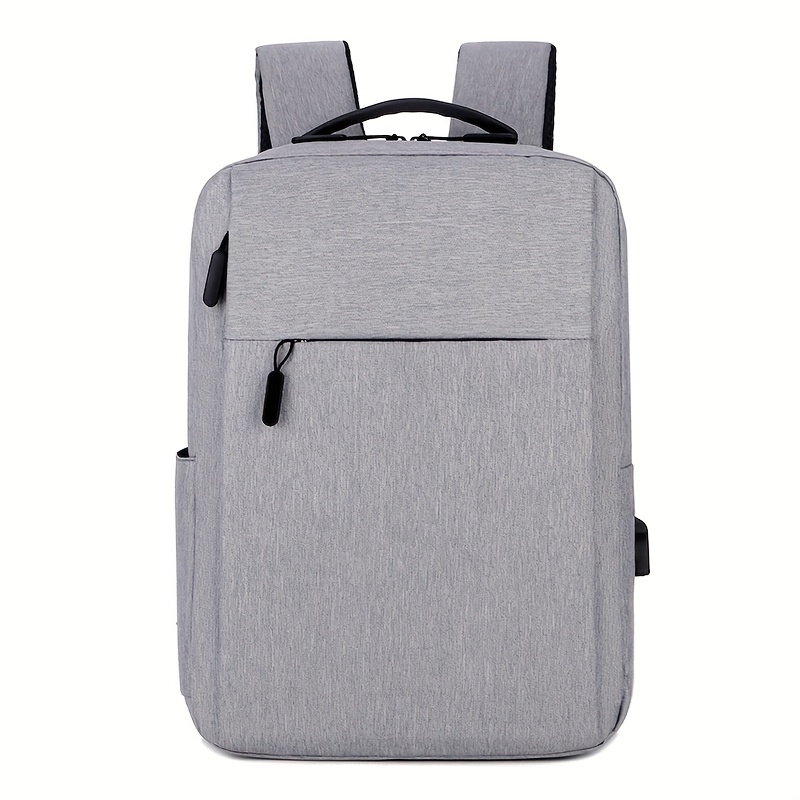TEMU 1pc Men's Laptop Backpack, Custom Logo Business Casual Nylon Backpack, Suitable For Daily Use