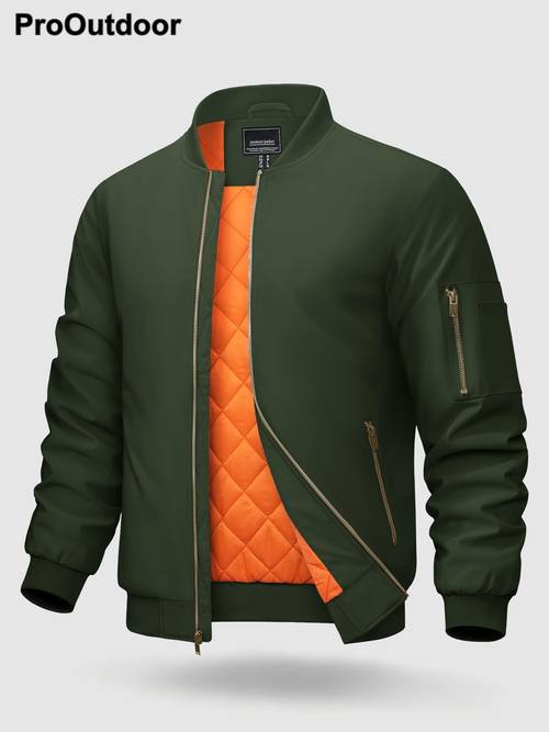 Men s Padded Jackets Windproof High Quality Fall Winter Warm Thermal Jacket Outdoor Windbreaker Zip-up Jacket Thickened Padded Coats
