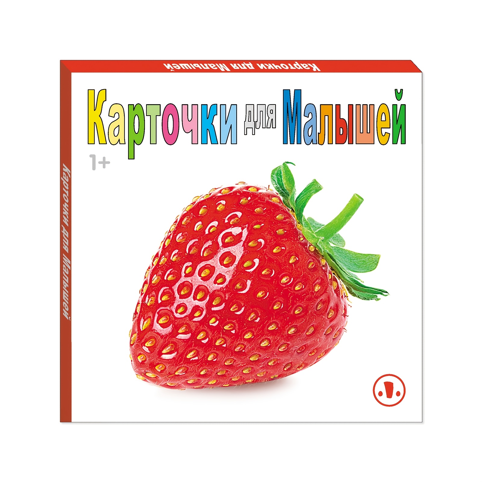1 box of 12 early learning colorful baby cards in Russian to help children's visual stimulation development