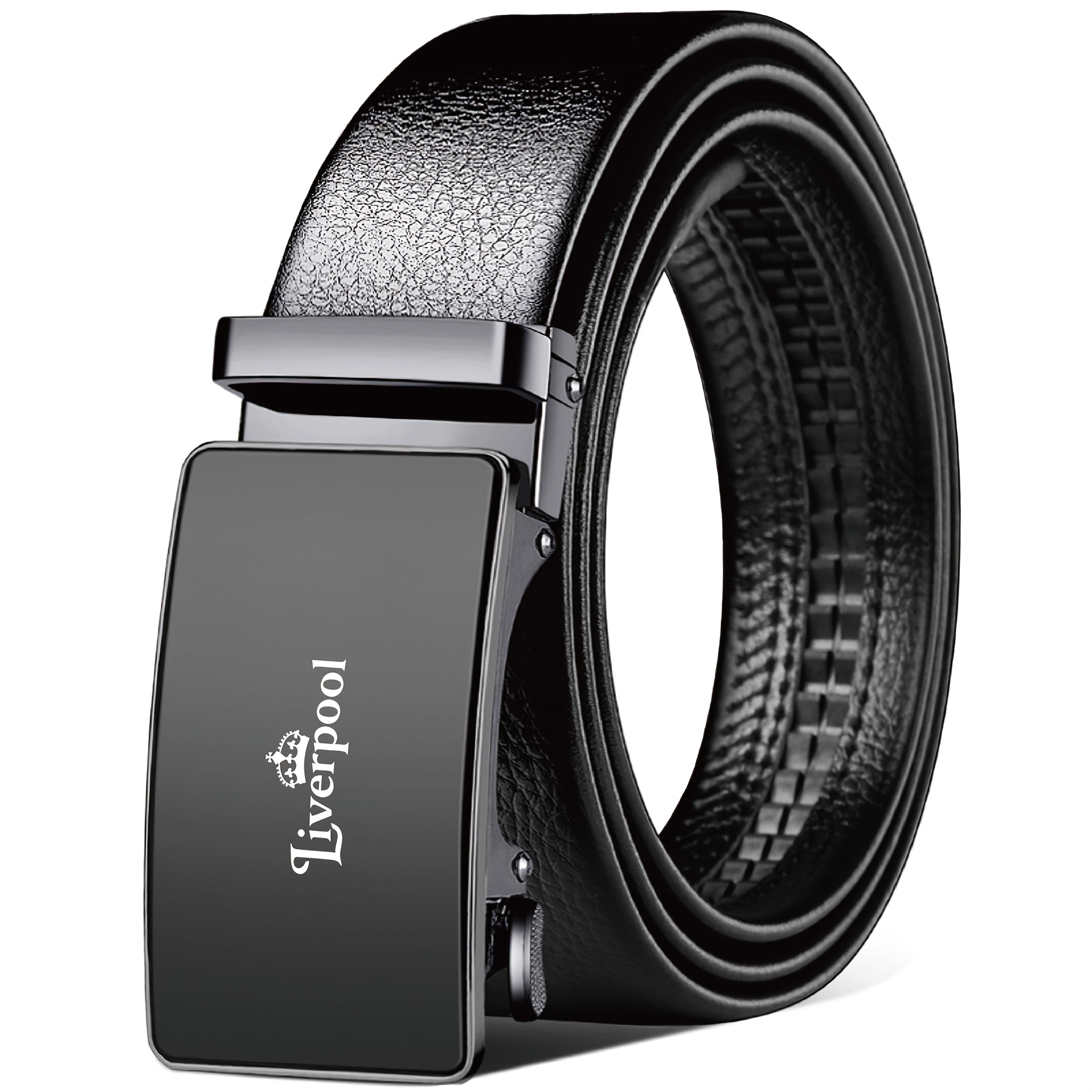 TEMU Pattern Men's Business Belt, Lightweight Pvc Material, Ideal For Casual Pants And Jeans, Top For Young Men