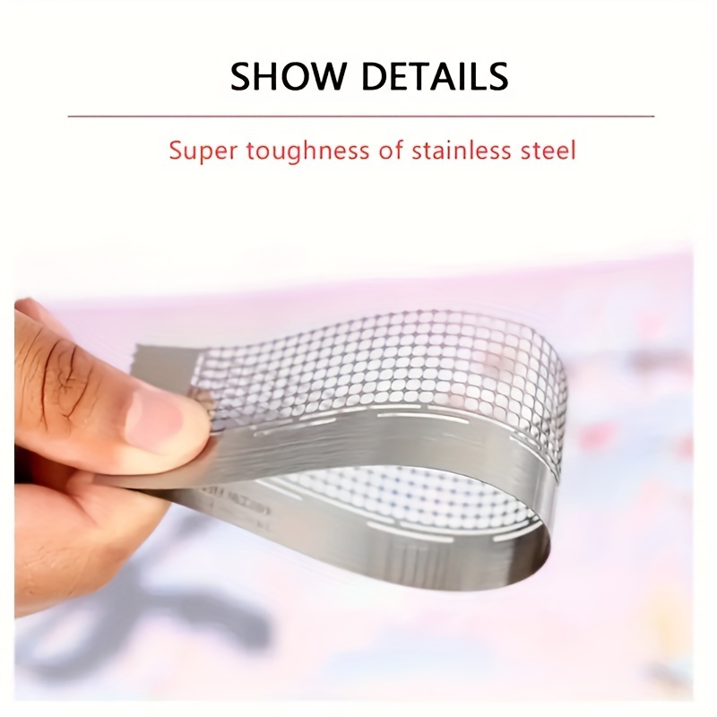 

Stainless Steel Diamond Ruler For Stitch: Perfect For Round Drill Positioning