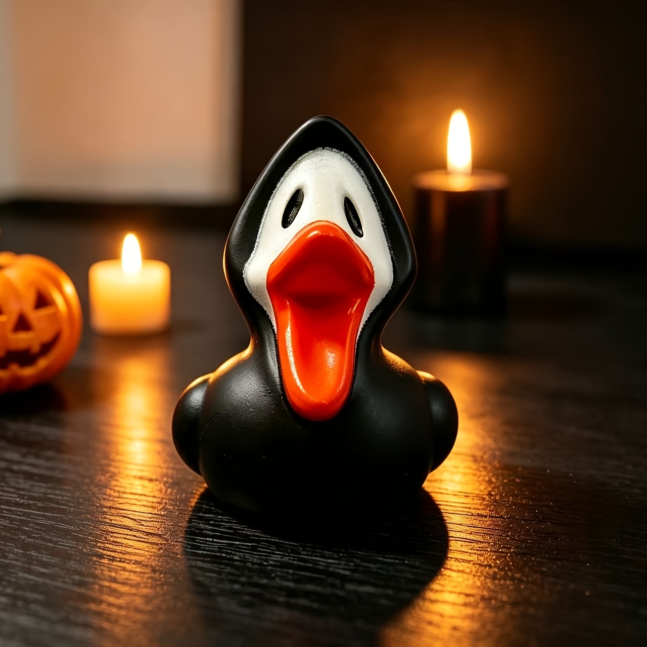 TEMU 1pc Halloween-themed Duck Enamel Ornament, Suitable For Room Tabletop Decoration, Party Atmosphere Desktop Decor