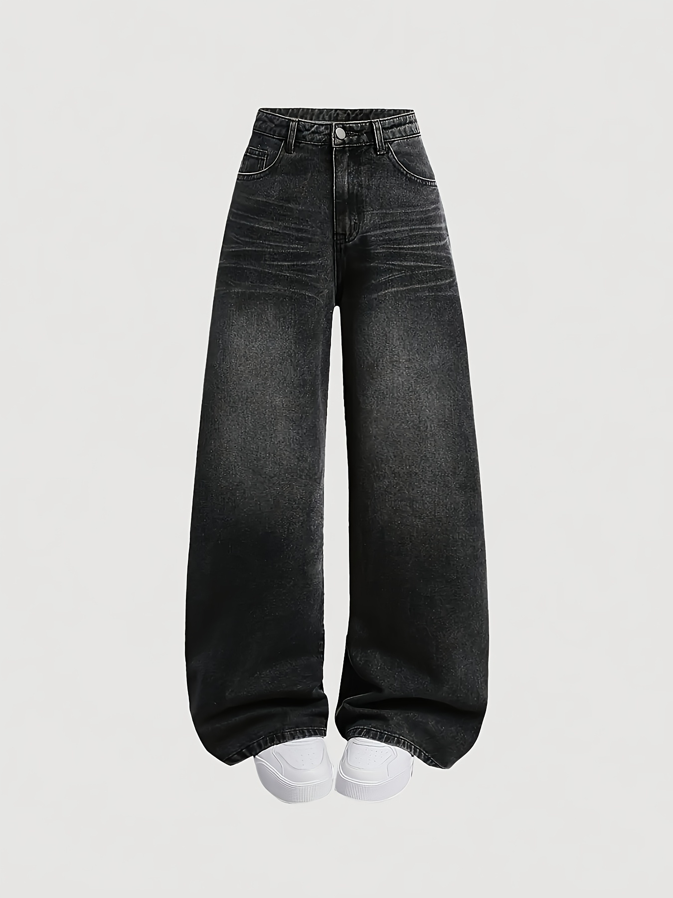 00s archive baggy denim pants black y2k 00s archive baggy wide 