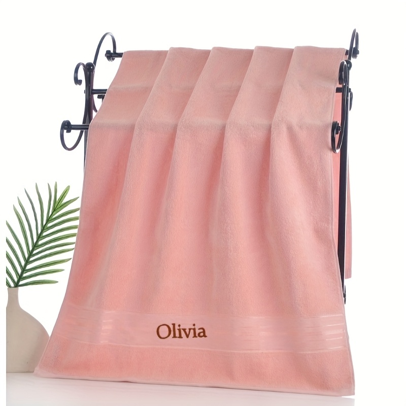 Custom Embroidered Name Soft Absorbent Home Hand Towel, Embroidered Hand Towel, Soft And Skin-friendly, Durable Stitching, Home Essential, Bathroom/gift