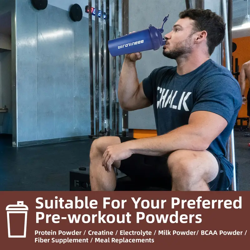 Stayfit 3-Pack Protein Shaker Bottles - 24 Oz Leak-Proof, BPA Free, With Mixing Ball - Perfect For Gym, Preworkout & More