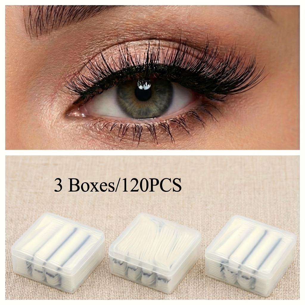 TEMU Self-adhesive Eyelash Strips Suitable For Eyes & Glue- Skin - No Glue Needed Reusable Lash Adhesive Tape, Waterproof False Lashes, Quick Apply