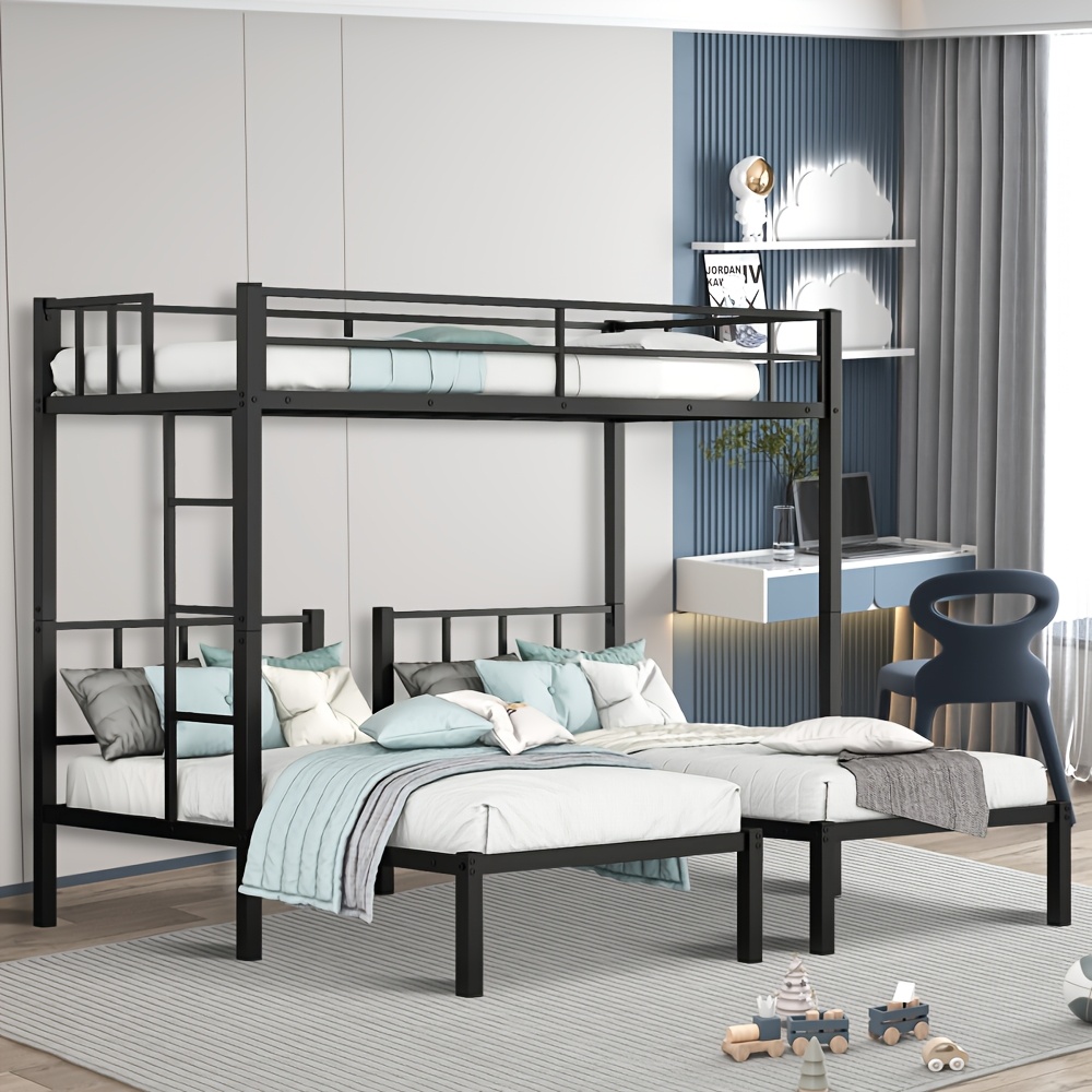 Triple Twin Bunk Bed, Can Be Separated Into 3 Twin Beds