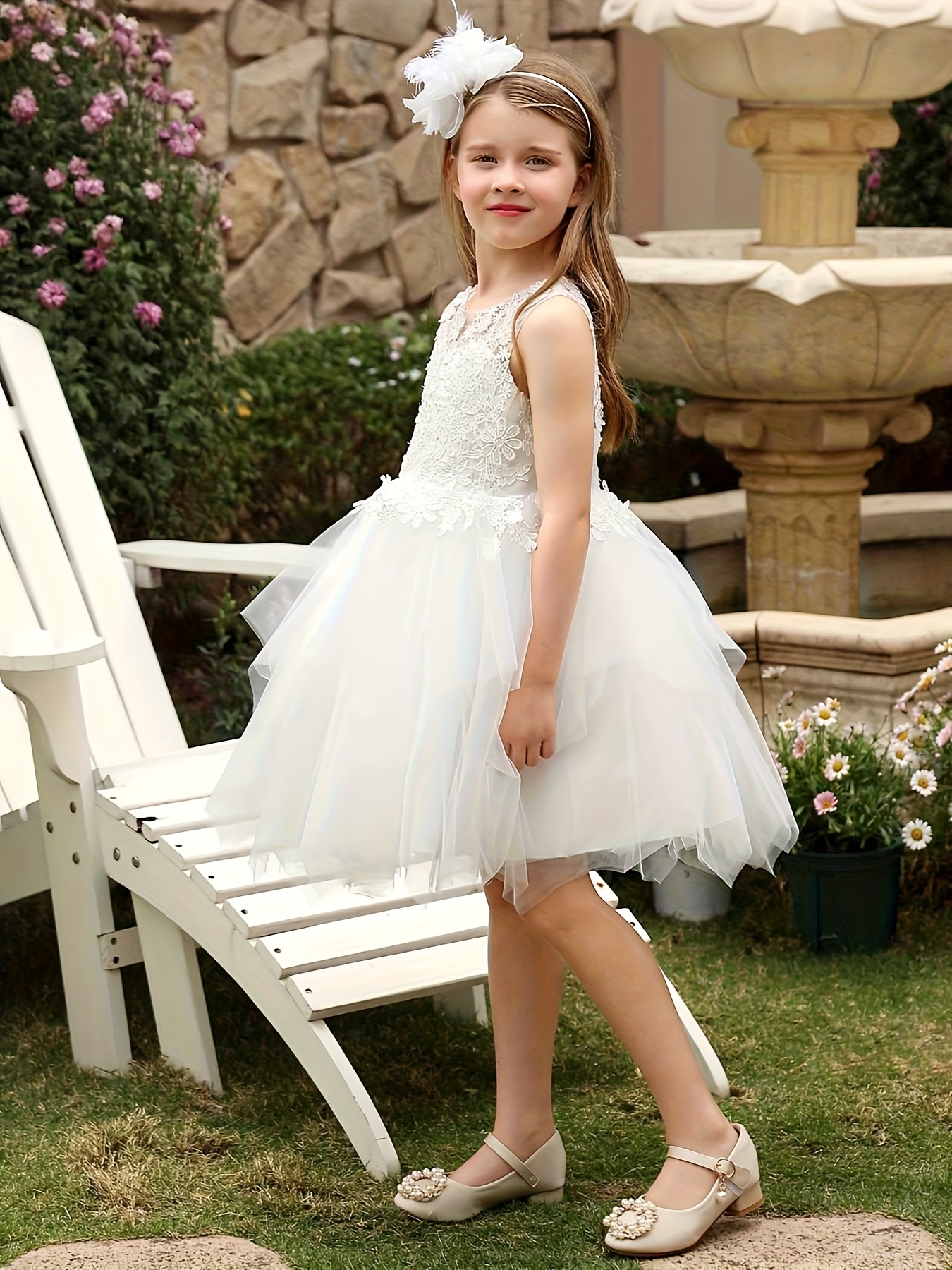 knee length dresses for ladies Jazmin Puffy Short Sleeved Organza Mini Dress