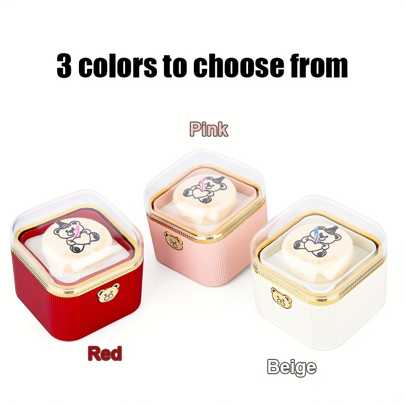 Round Corner Flip Cake Candle Jewelry Box