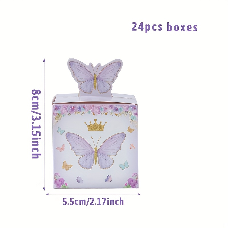 TEMU 24pcs, Paper Gifts Boxes, Theme Party Packing Boxes,birthday Wedding Supplies,event Party Packing Boxes, Christmas, Halloween