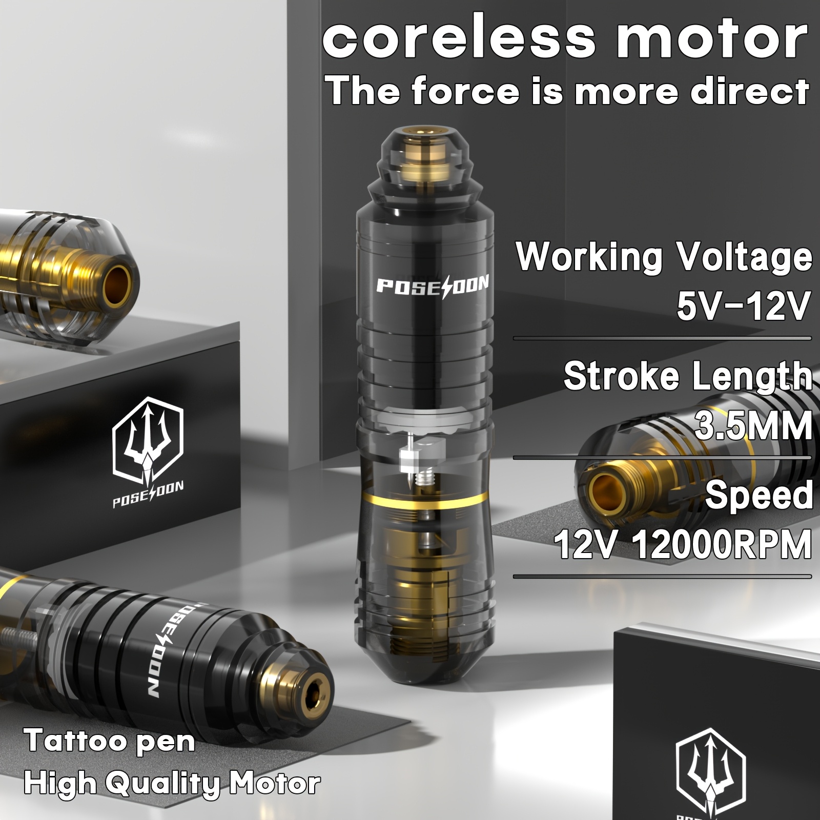 poseidon tattoo kit complete set tattoo wireless pen with 20pcs   cartridge and tattoo gun kit complete set and 11 tattoo ink tattoo pen with 1200mah capacity wireless   machine tattoo supplies for beginner tattoo artist