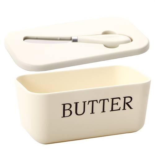 set eleganter plastik-butterdosen mit deckel, fürs backen in der küche oder zum verschenken. mit versiegelter ausführung gegen verschütten, gefriergeeigneter aufbewahrung leicht zu reinigender oberfläche. ideal für den hausgebrauch, hochzeiten, camping, partys outdoor-aktivitäten.