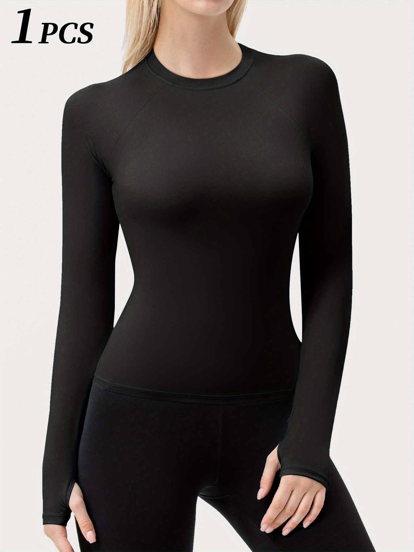 1pc seamless exercise shirts for women featuring long sleeves suitable for yoga running and other athletic activities designed for a   fit and  