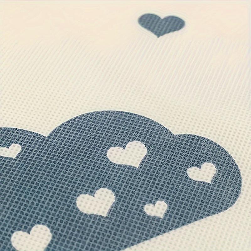 Large Capacity Foldable Clothes & Bedding Storage Bag with Reinforced Handles, Sturdy Zipper & Clear Window - Durable Non-Woven Fabric Organizer for Blankets, Travel, Moving, Home Organization - Blue, Bedroom Organizers And Storage, Playful Pattern Design