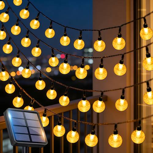 luci solari da giardino per esterni, luci a fata con 12 modalità lampeggianti, /100 trasparenti, per giardini, cortili, , matrimoni, feste, decorazioni per la casa