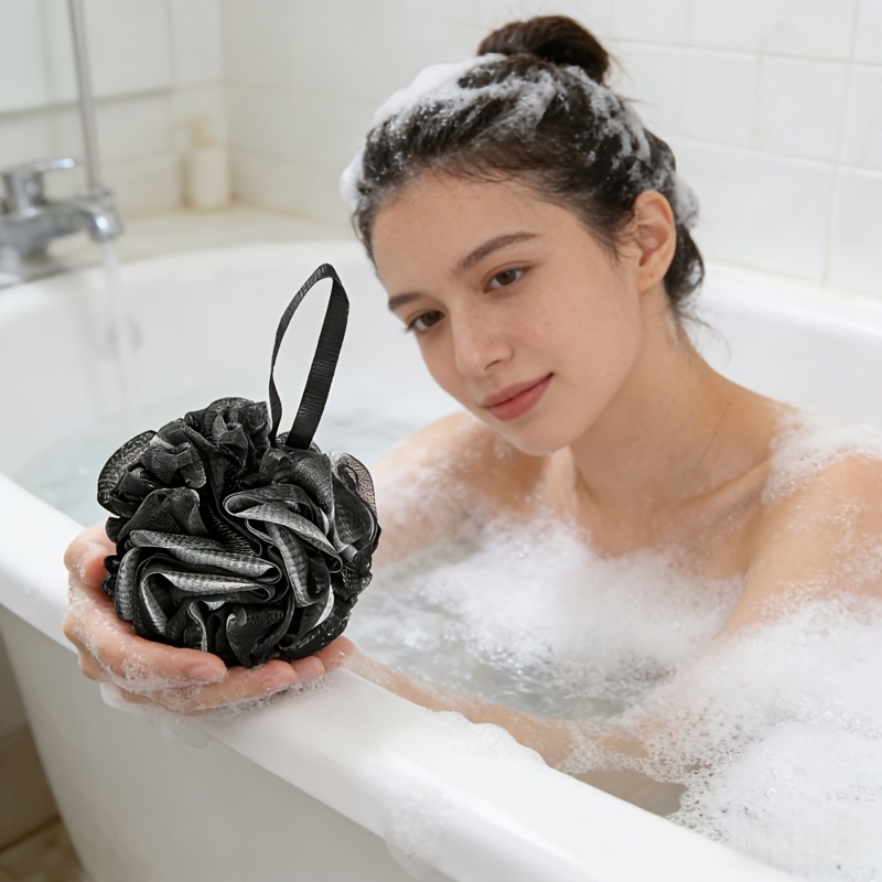 High-Density Mesh Shower Sponge for Quick Foaming