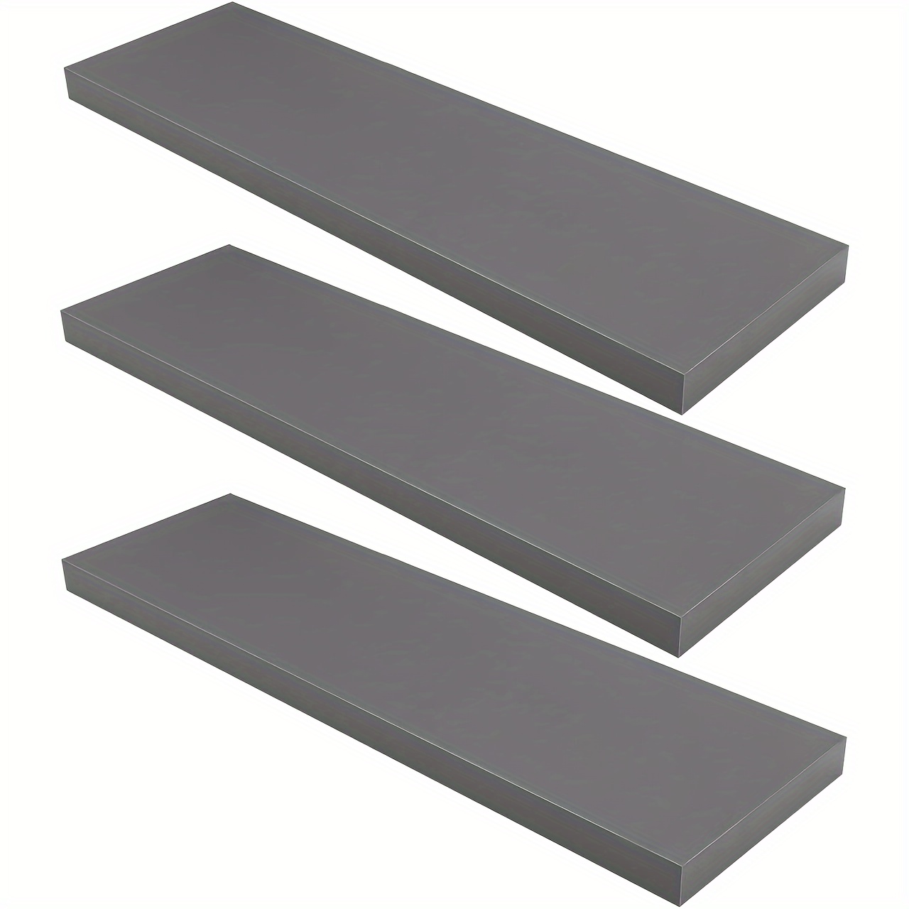 3pcs Wall Shelf, Book Shelf, Shelves For Decoration, Wall Shelves Made Of Mdf Wood, Set Of 3 Hanging Shelves, Floating Shelves