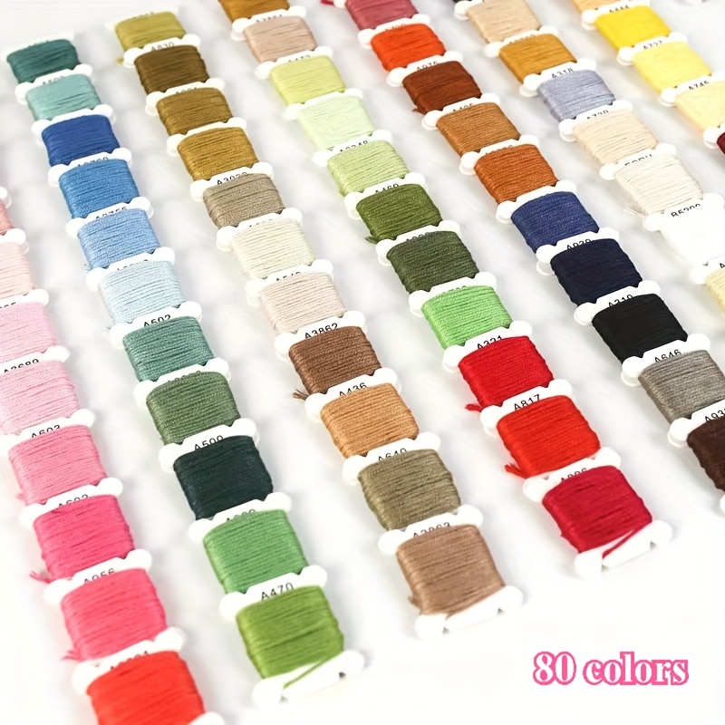 Premium 88pcs Embroidery Board and Thread Set for Beginners