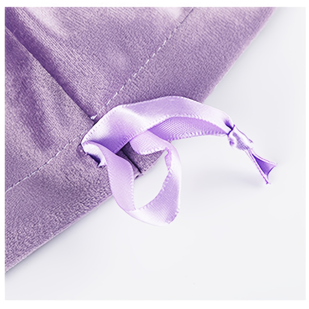 Custom Logo Velvet Drawstring Bags Set of 20