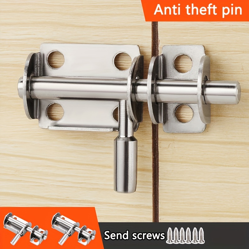 

-duty Steel Bolt - 304 Thickened, -theft For Wooden &