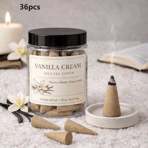 incense cones handmade with a warm and sweet fragrance a atmosphere suitable for meditation yoga bedrooms offices and other spaces long lasting scent decorative gift