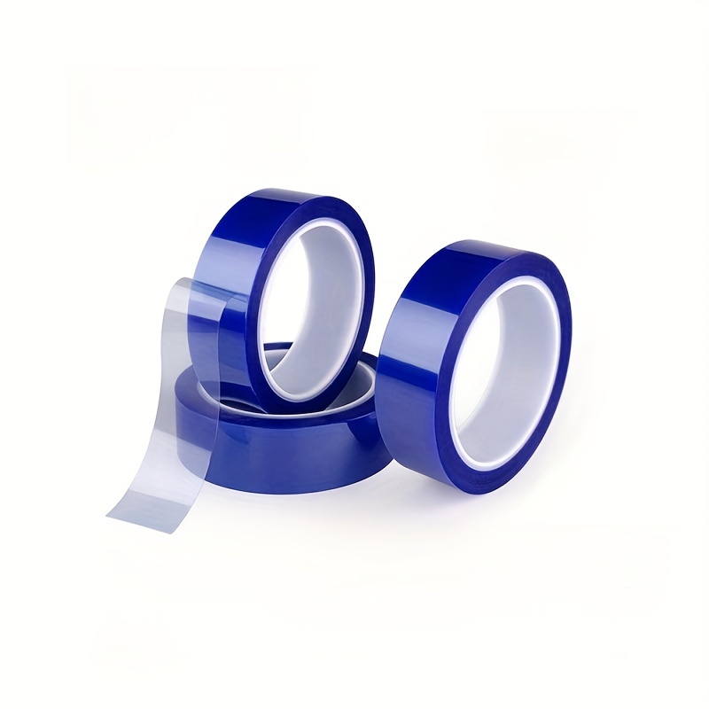 

5-pack Blue Heating Tape, Pet Material, High-temperature Resistant, Oxidation-proof, No Residue, For Ethylene Sublimation Heat Transfer, Industrial Adhesive Tape