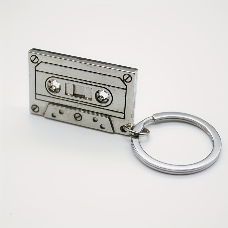 1pc tape keychain alloy retro Temu Bahrain