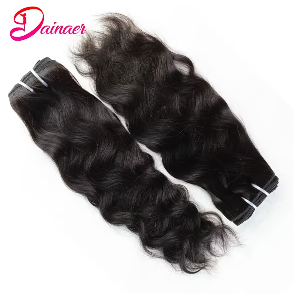 

2 Bundles Human Hair Extensions Virgin Human Hair Weave Bundles For Women Dyed Bundles