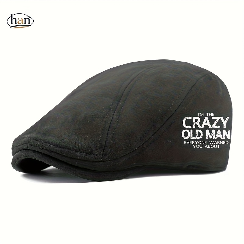 E-shop Frühlings- Herbst-Schirmmütze im britischen Vintage-Stil, lässige vielseitige Baseballkappe, Unisex-Baskenmütze